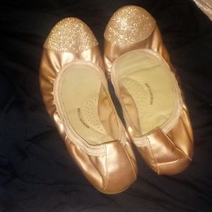 9w Time and Tru glitter flats